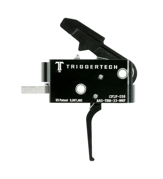 TriggerTech AR15 Two-Stage Competitive Trigger showcasing Frictionless Release technology for precision and reliability.