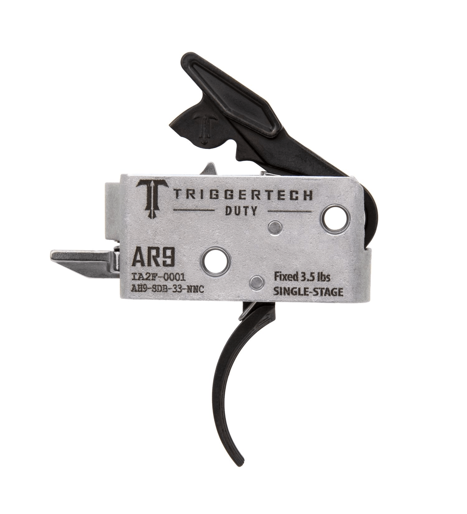 TriggerTech AR9 Single-Stage Trigger showcasing a durable design for enhanced performance and reliability.