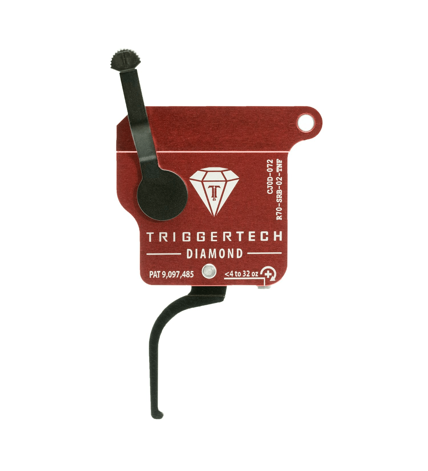TriggerTech Remington 700 Clone Diamond Trigger with adjustable weight settings for precise shooting performance.