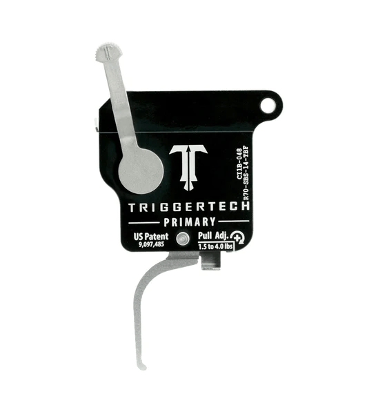 TriggerTech Remington 700 factory single-stage primary trigger showcasing Frictionless Release technology for enhanced accuracy.