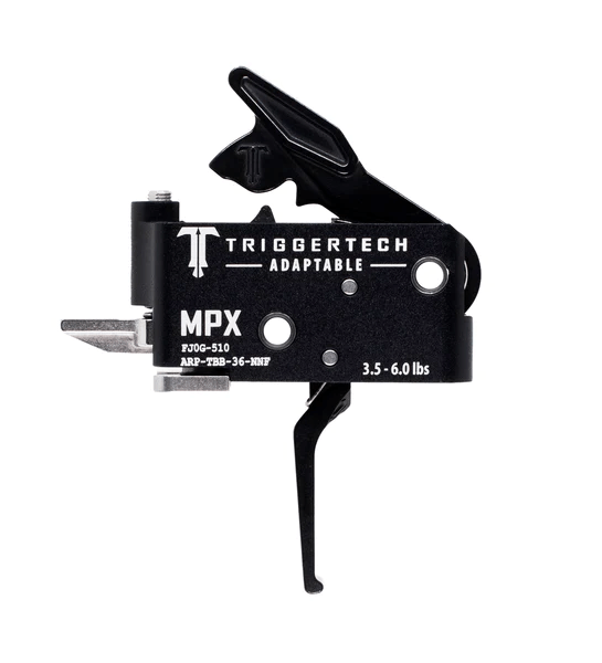 TriggerTech Sig MPX two-stage adaptable trigger showcasing zero creep technology for precision shooting.