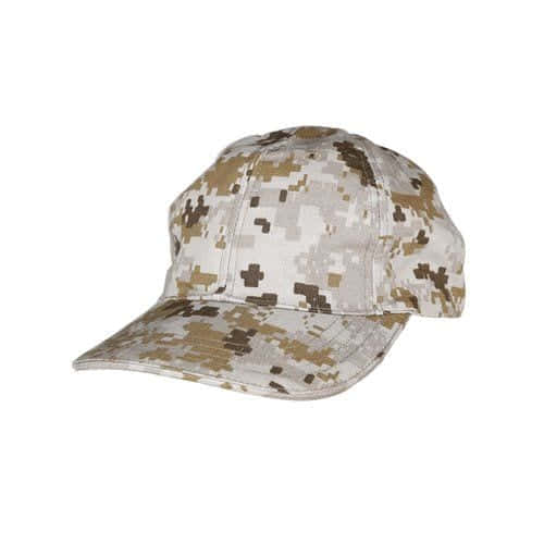 TRU-SPEC Adjustable Ball Cap – Desert Digital, 65/35 Polyester Cotton Rip-Stop -