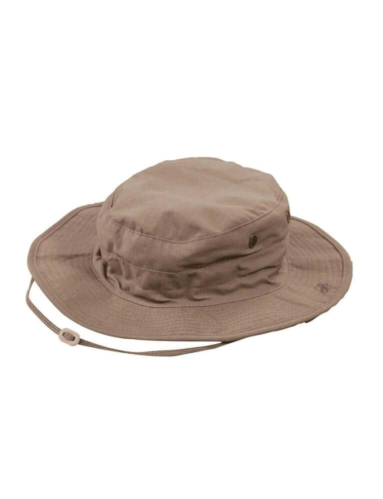 TRU-SPEC Gen-II Adjustable Boonie – Coyote, 65/35 Polyester Cotton Rip-Stop -