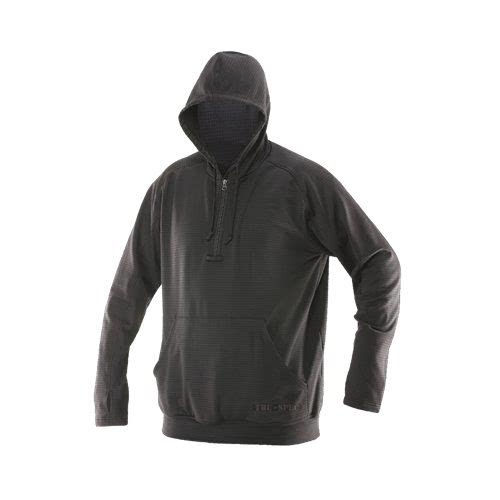 TRU-SPEC Grid Fleece Hoodie – Gray, S -