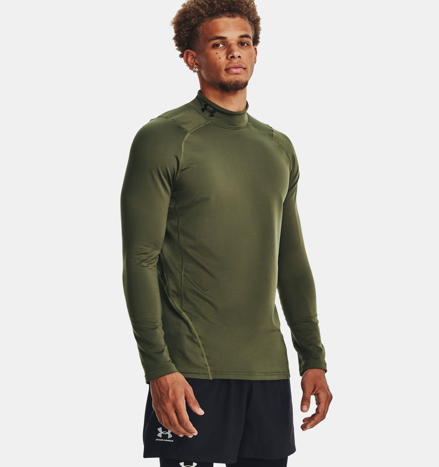 Under Armour ColdGear® Fitted Mock 1366066 - WCUniforms