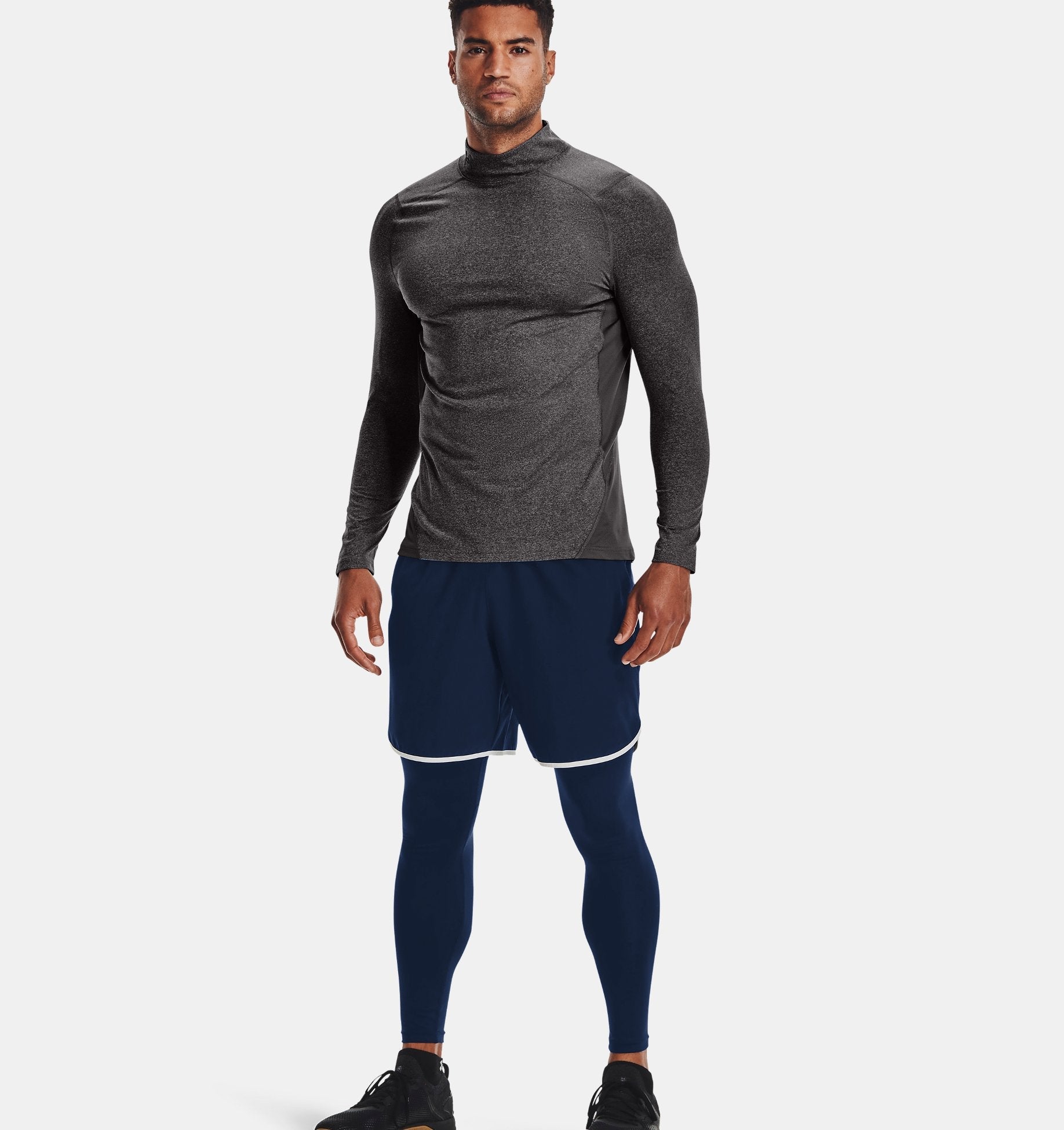 Under Armour ColdGear® Fitted Mock 1366066 - WCUniforms