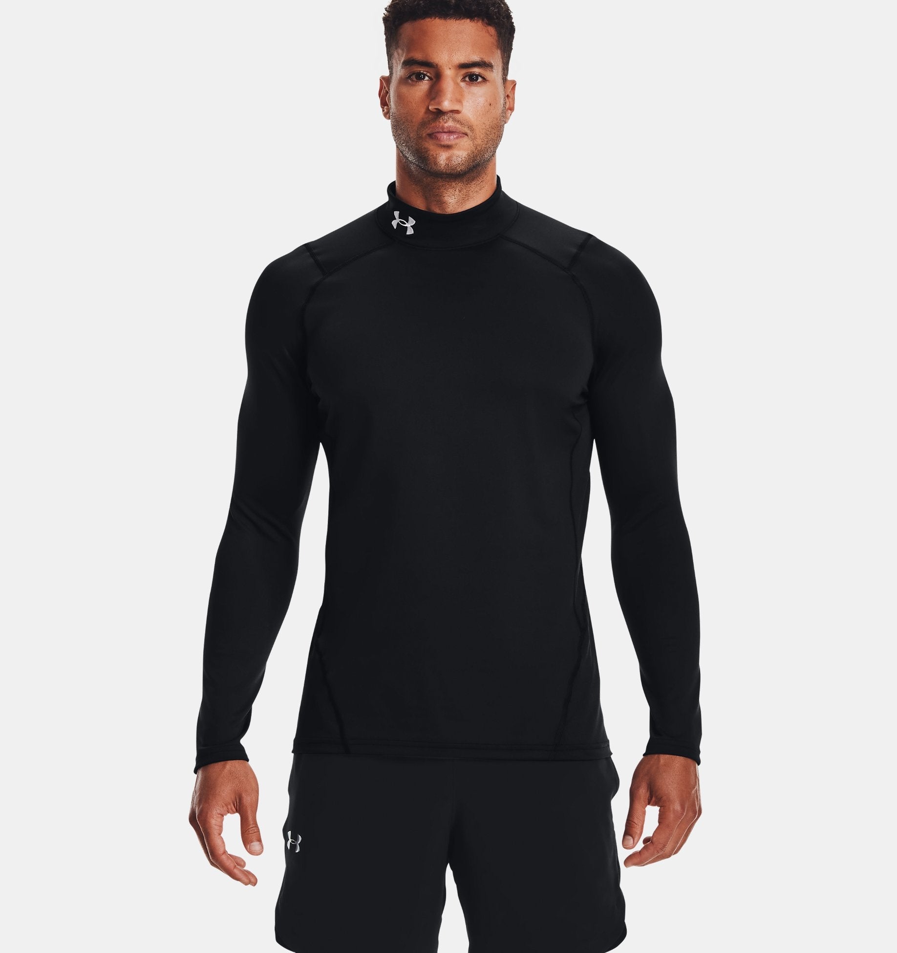 Under Armour ColdGear® Fitted Mock 1366066 - WCUniforms