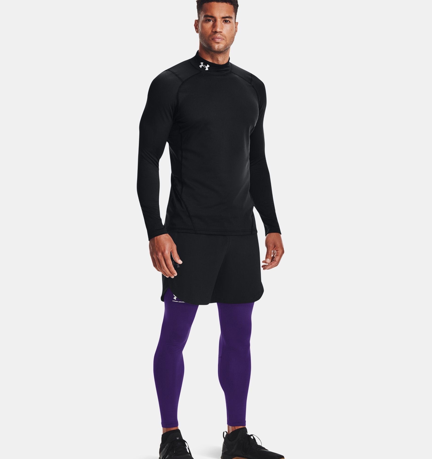 Under Armour ColdGear® Fitted Mock 1366066 - WCUniforms