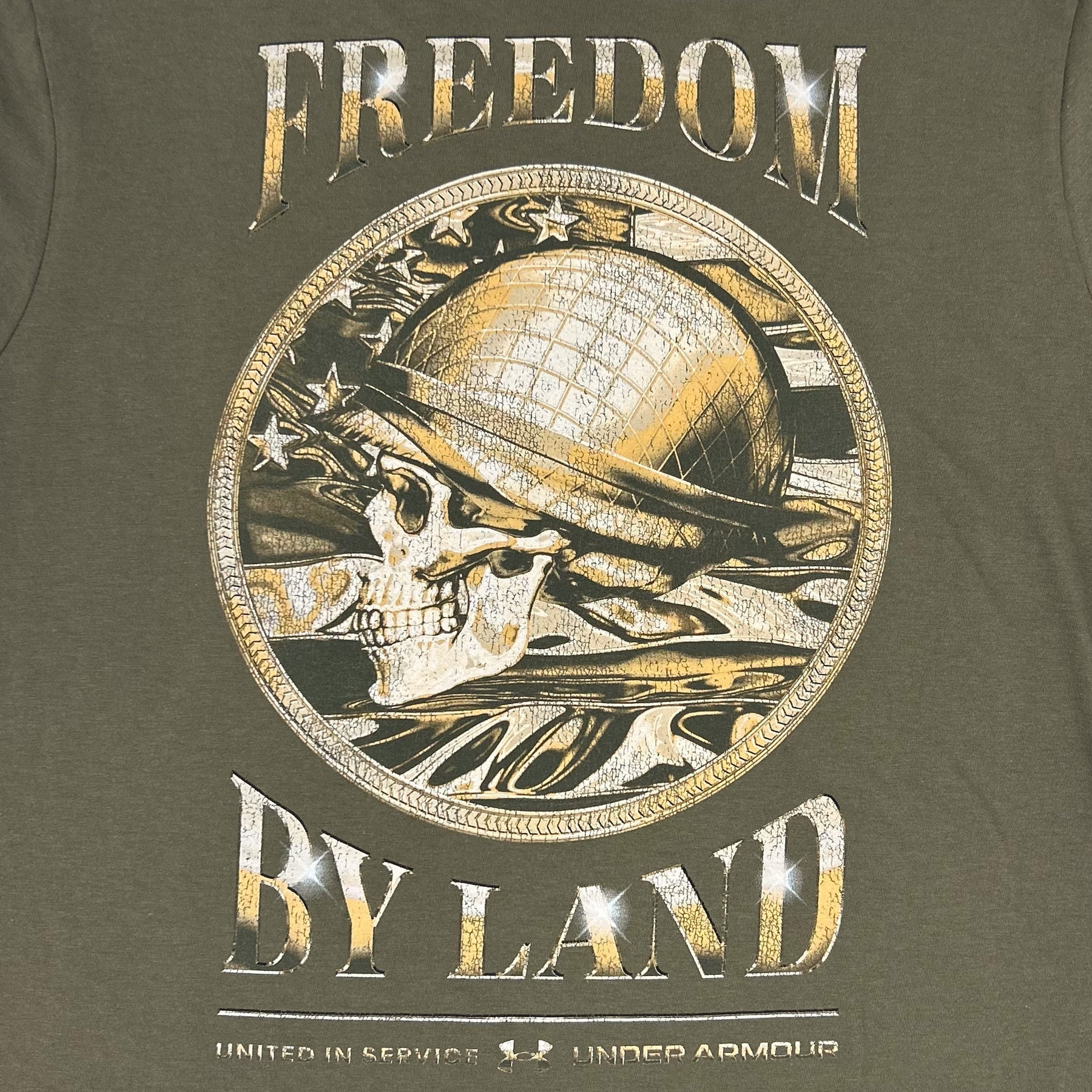 Under Armour Men's Freedom By Land Short Sleeve T-Shirt 1389928 - WCUniforms