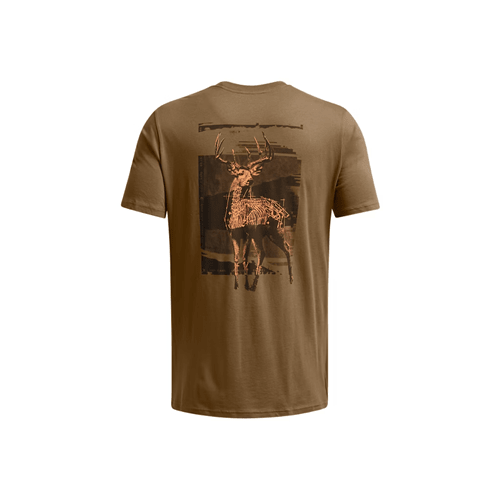 Under Armour Men's UA Schematic White Tail Short Sleeve - WCUniforms