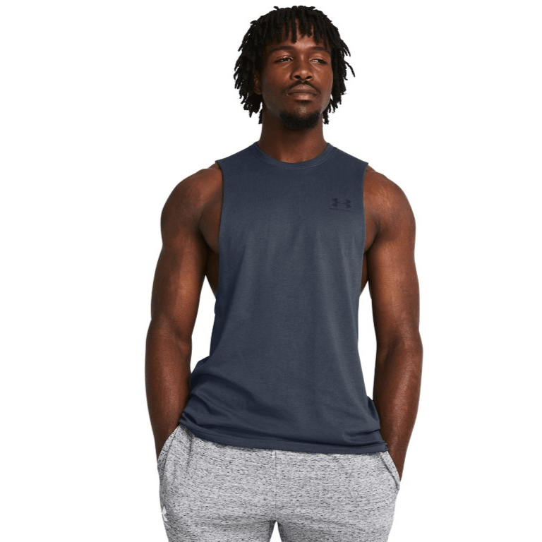 Under Armour Men's UA Sportstyle Left Chest Cut - Off Tank Top 1329286 - WCUniforms