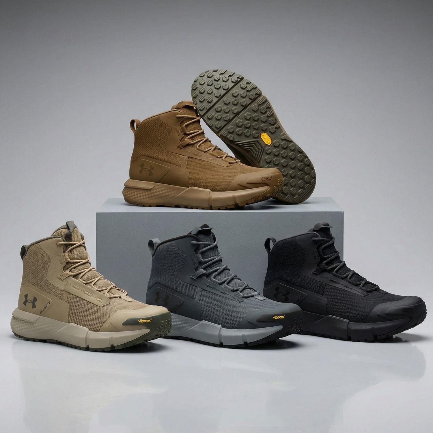 Under Armour Men's Valsetz Mid Tactical Boots 3027382 - WCUniforms