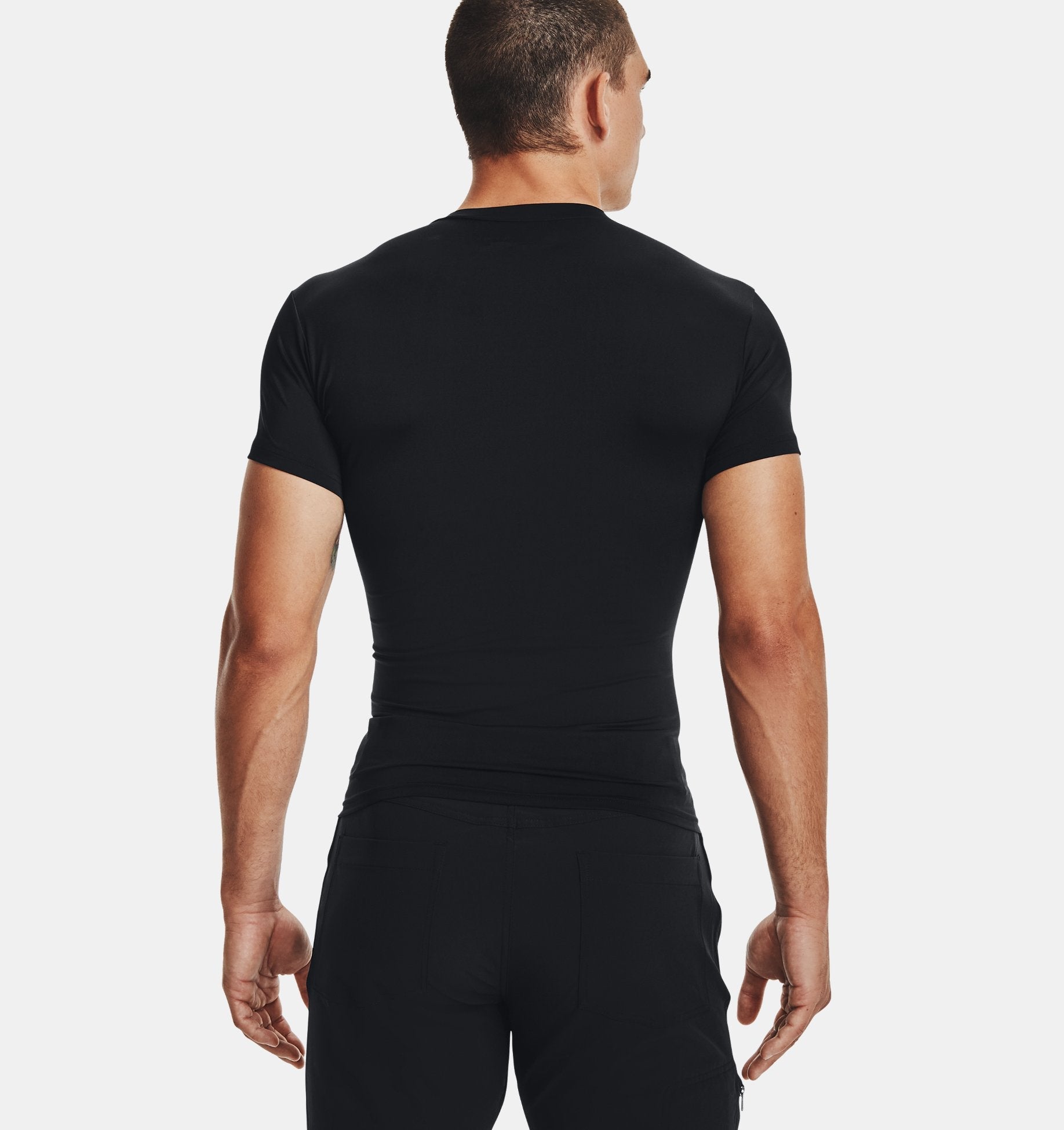 Under Armour Tactical HeatGear Compression V-Neck T-Shirt 1216010 - WCUniforms