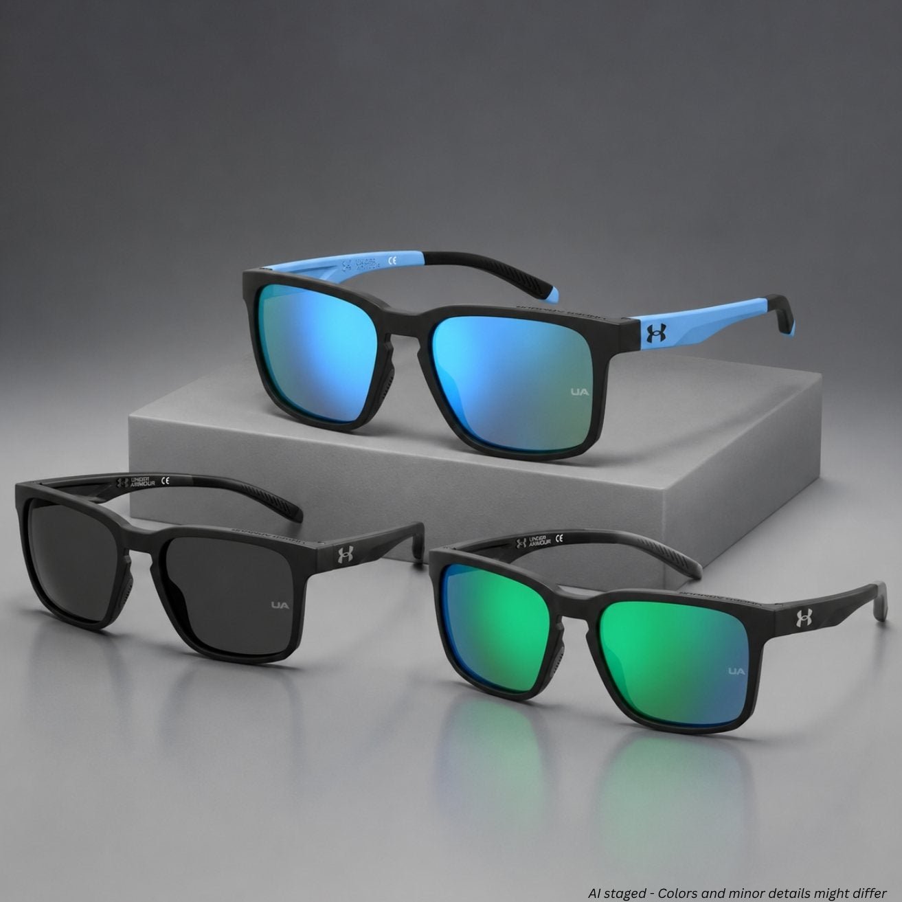 Under Armour UA Assist 2 Men's Wayfarer Sunglasses - WCUniforms