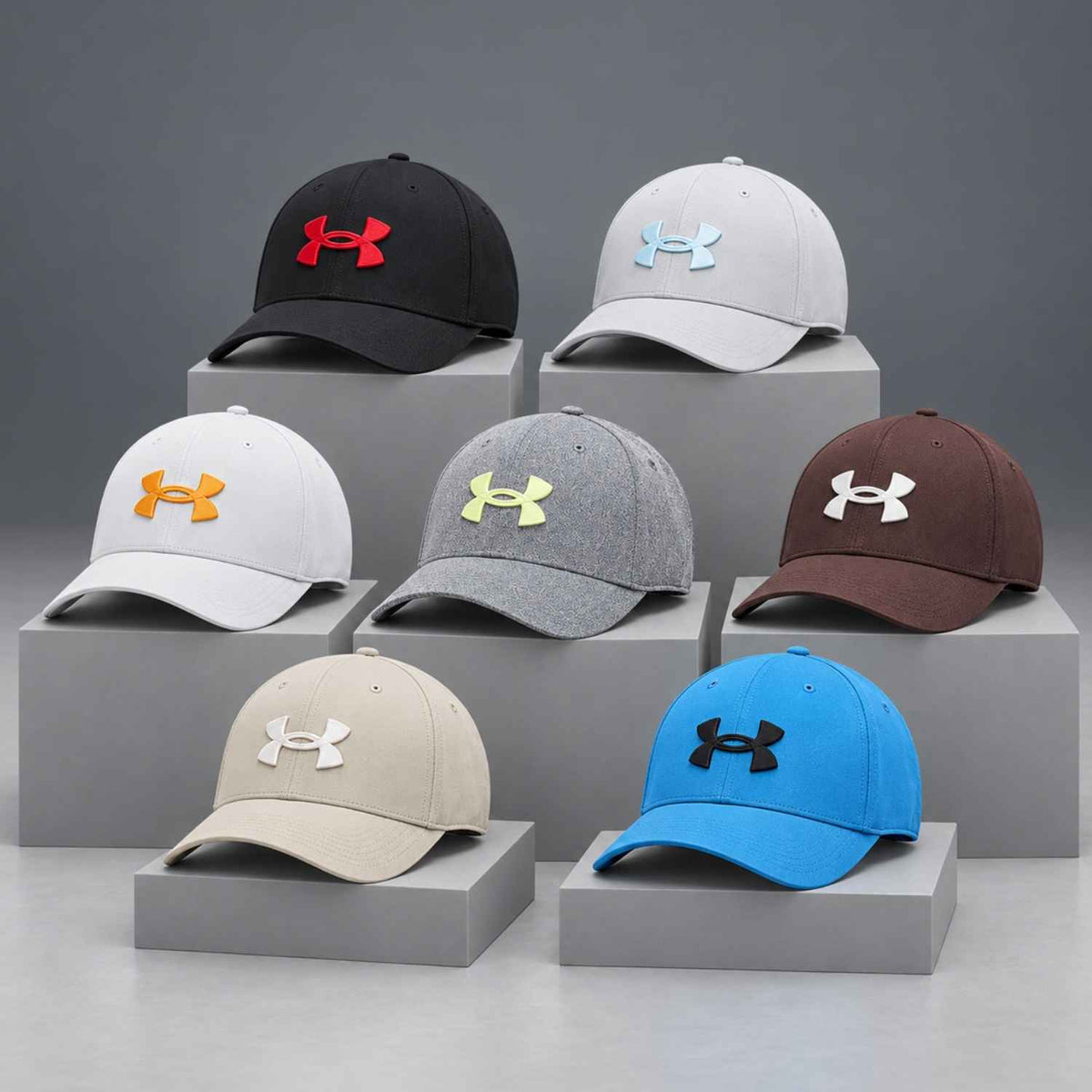 Under Armour UA Blitzing Low Men's Stretch Fit Cap 1376700 - WCUniforms