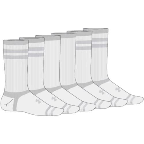 Under Armour UA Essential 6pk Crew - WCUniforms