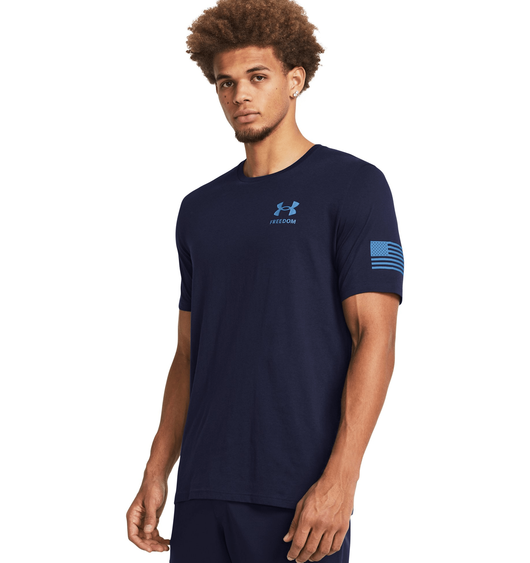 Under Armour UA Freedom Flag T-Shirt 1370810 - 001 - XXL - WCUniforms