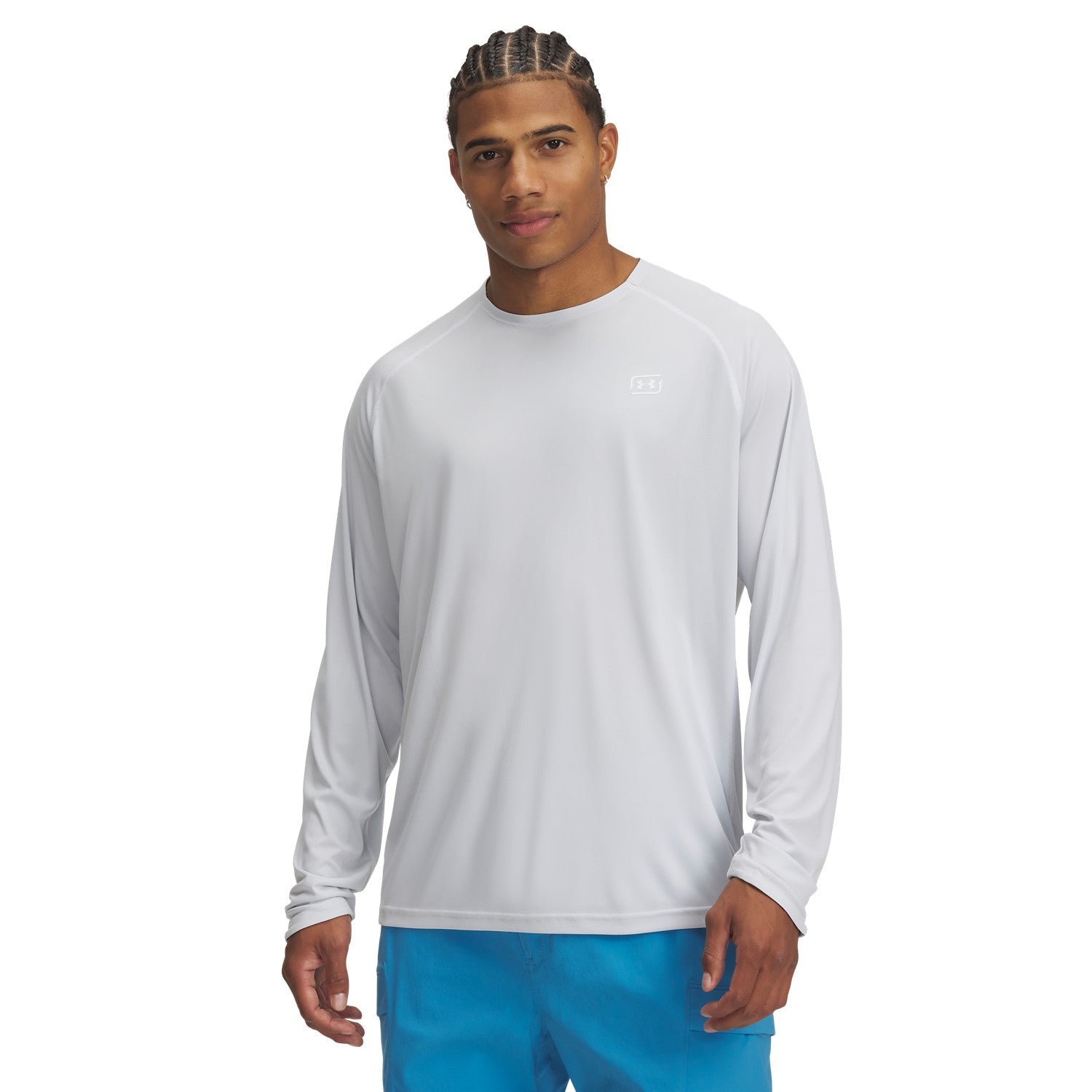 Under Armour UA Fish Elite Crew Long Sleeve White 1388956