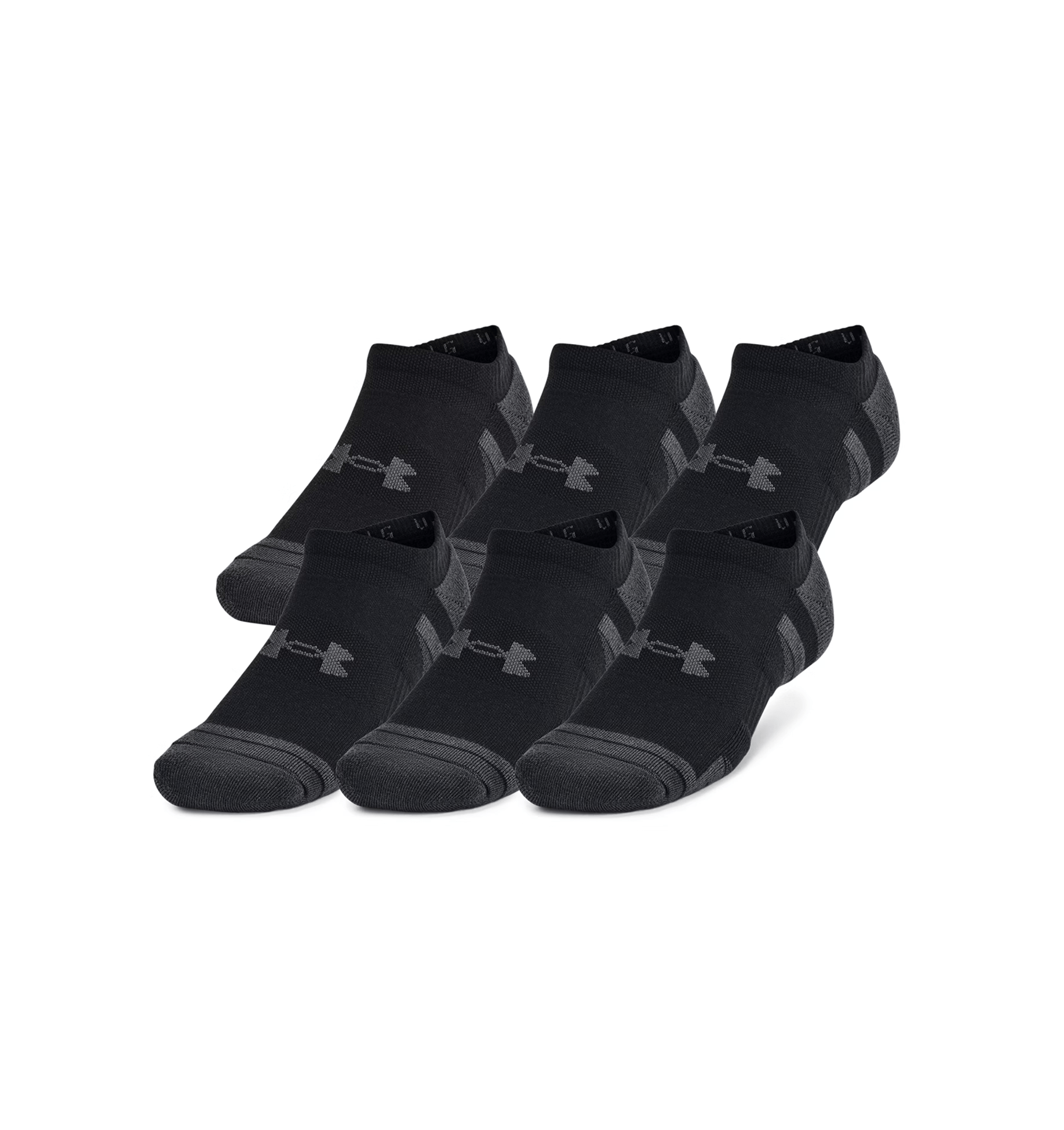 Under Armour Unisex Performance Tech 6 - Pack No - Show Socks 1386243 - WCUniforms