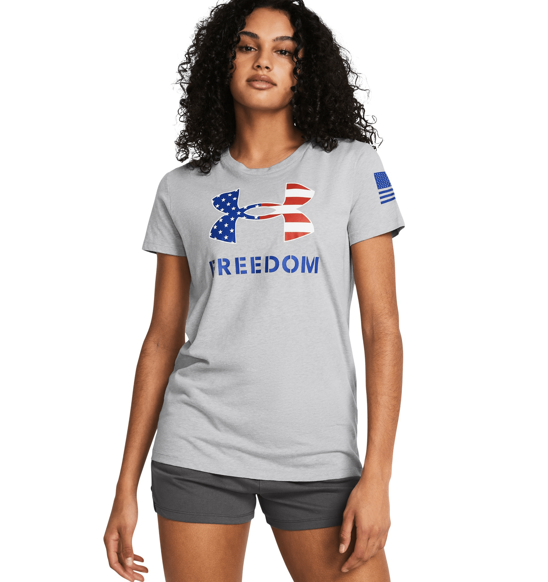 Under Armour Women's UA Freedom Logo T-Shirt 13708150012X - WCUniforms