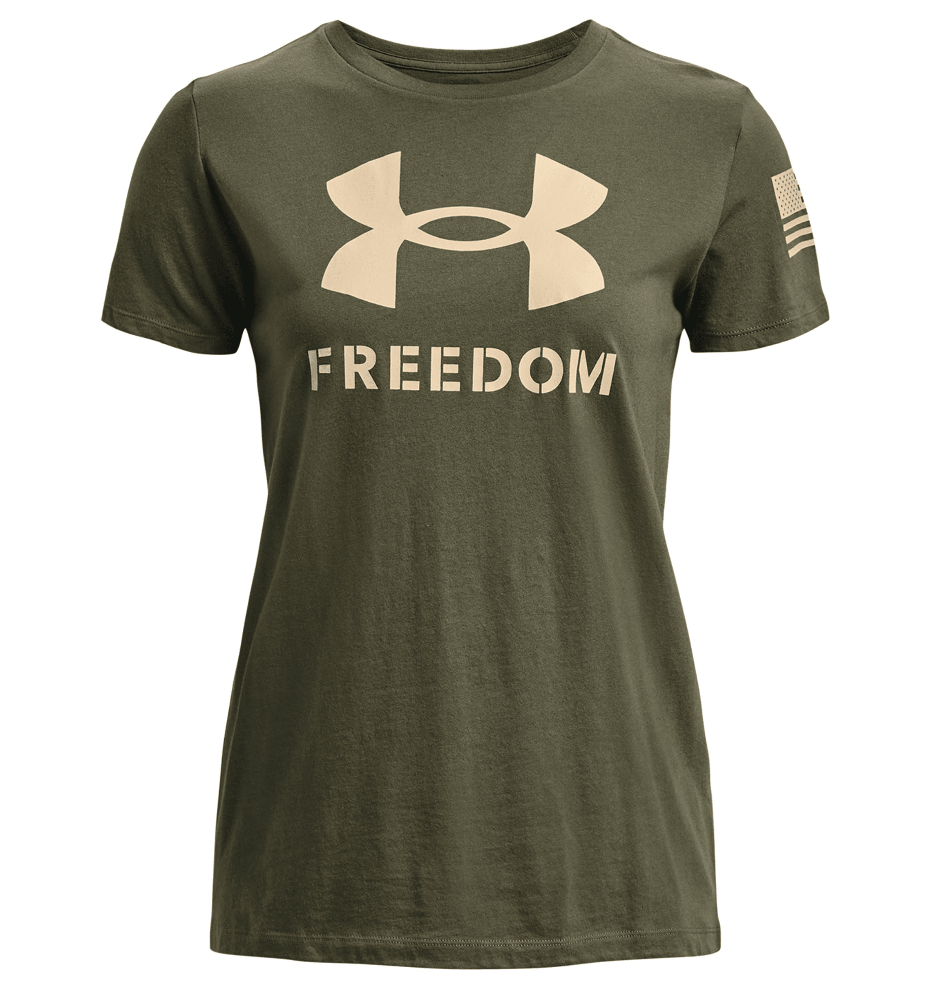 Under Armour Women's UA Freedom Logo T-Shirt 13708150012X - WCUniforms