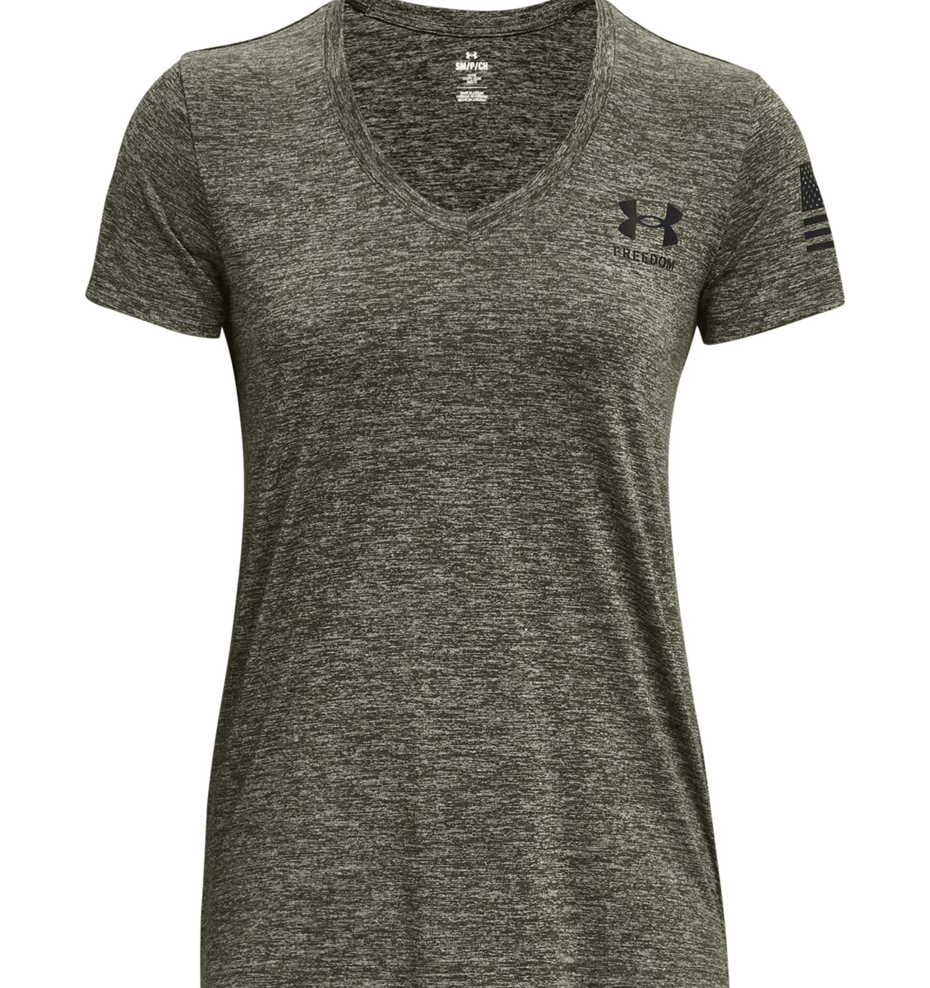 Under Armour Women's UA Tech Freedom Short Sleeve V - Neck - WCUniforms