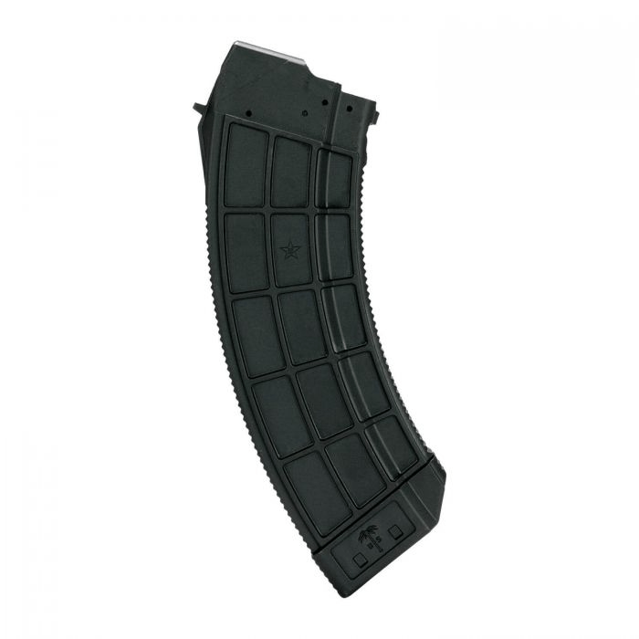 US Palm AK30R MA943A black 30-round AK-47 magazine with waffle and tread texture