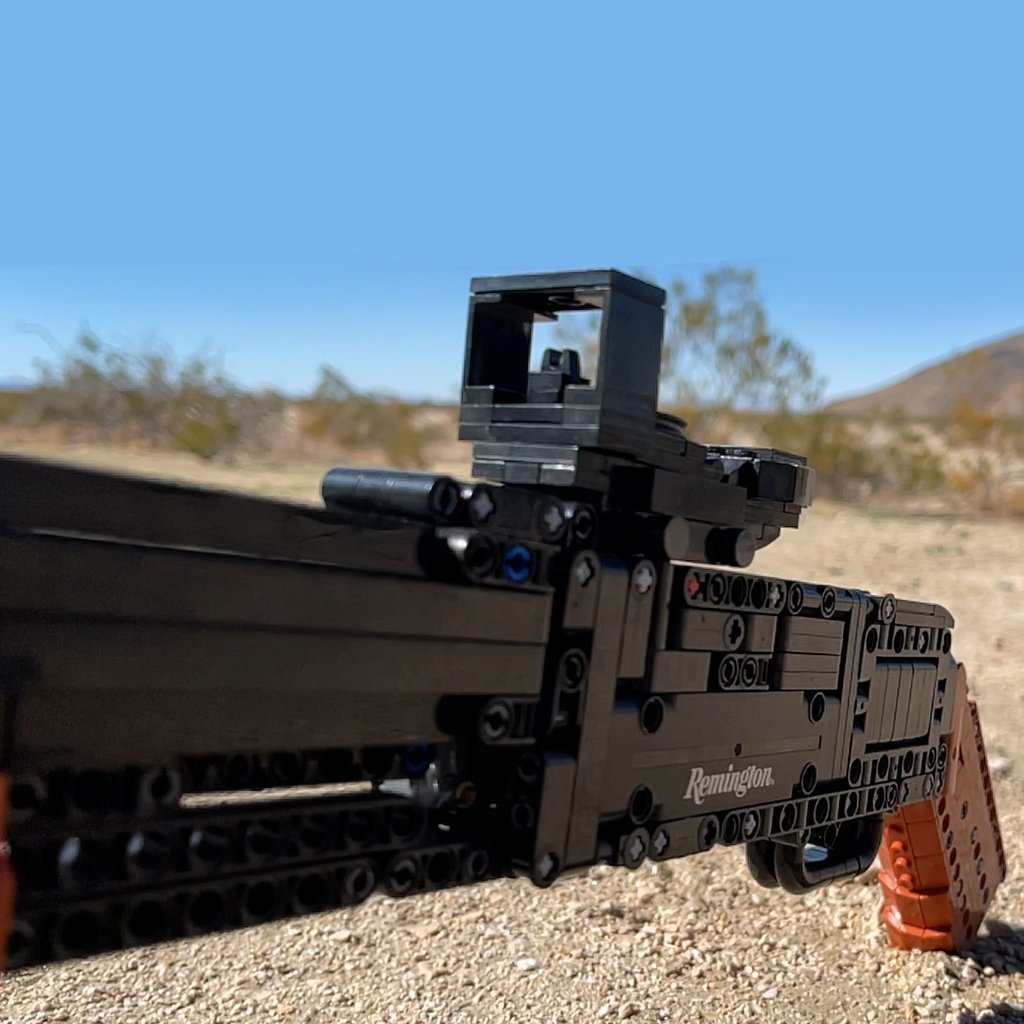 UZI Caliber Building Blocks Shotgun Toy – 863 - Piece Pump - Action Blaster - WCUniforms