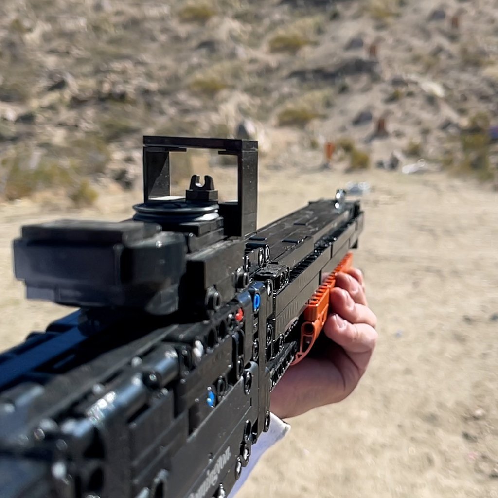 UZI Caliber Building Blocks Shotgun Toy – 863 - Piece Pump - Action Blaster - WCUniforms