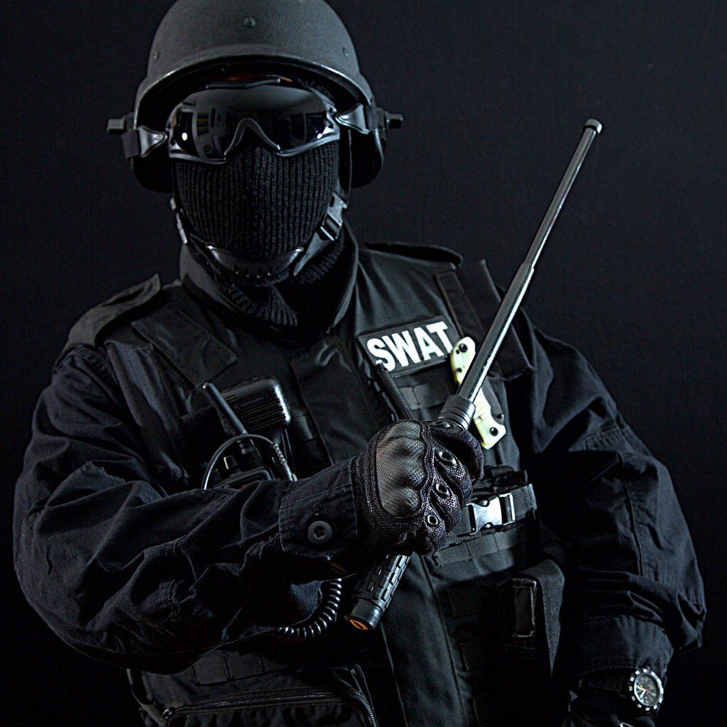 UZI Expandable Baton Black | Military-Grade Security Baton 16" or 21" - WCUniforms