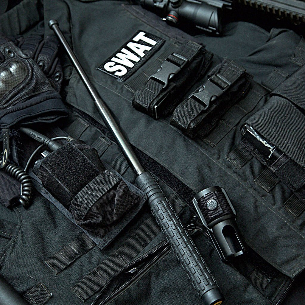 UZI Expandable Baton Black | Military-Grade Security Baton 16" or 21" - WCUniforms
