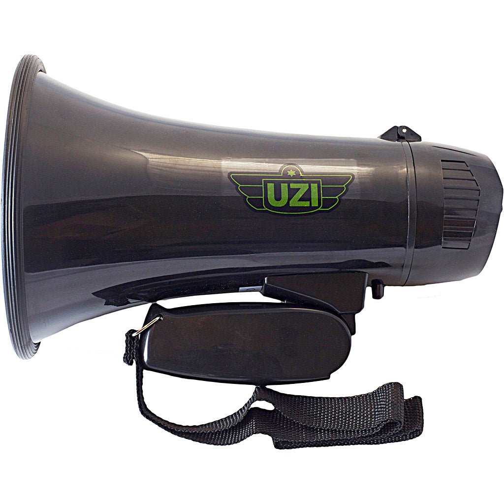 UZI Megaphone - 15 Watt with Siren UZI-MP-15W - WCUniforms
