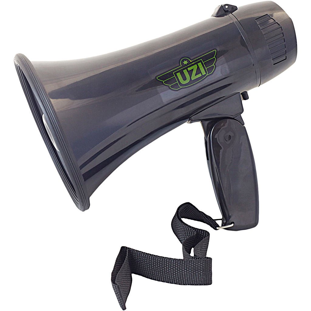 UZI Megaphone - 15 Watt with Siren UZI-MP-15W - WCUniforms