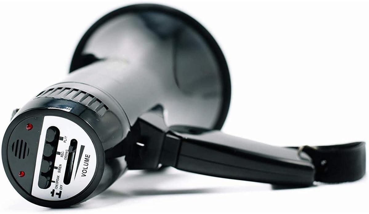 UZI Megaphone - 15 Watt with Siren UZI-MP-15W - WCUniforms
