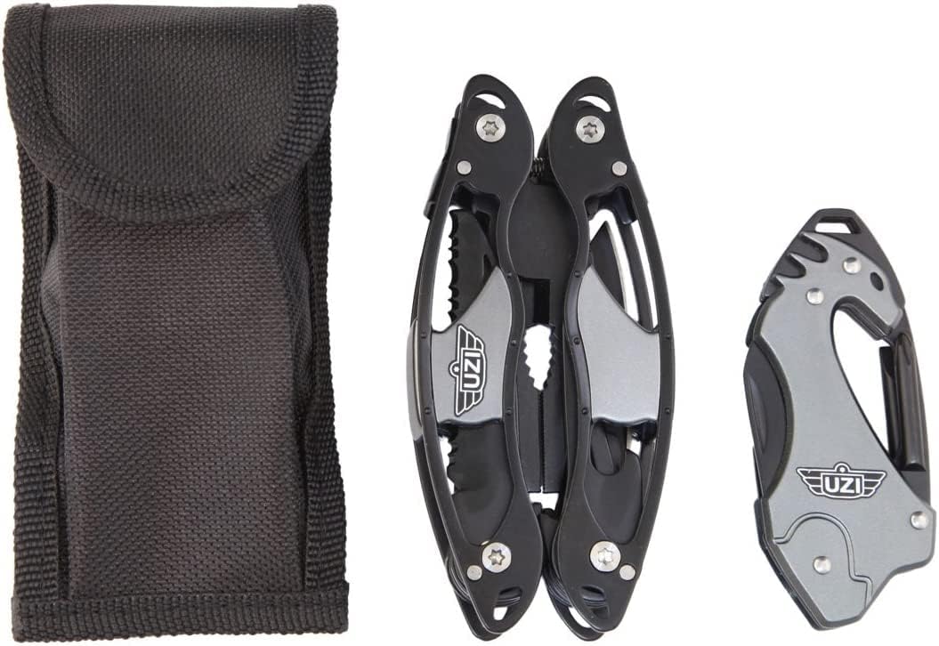 UZI Multi-Tool Pliers Combo Set with Keychain Tool, UZI-GS-001 - WCUniforms