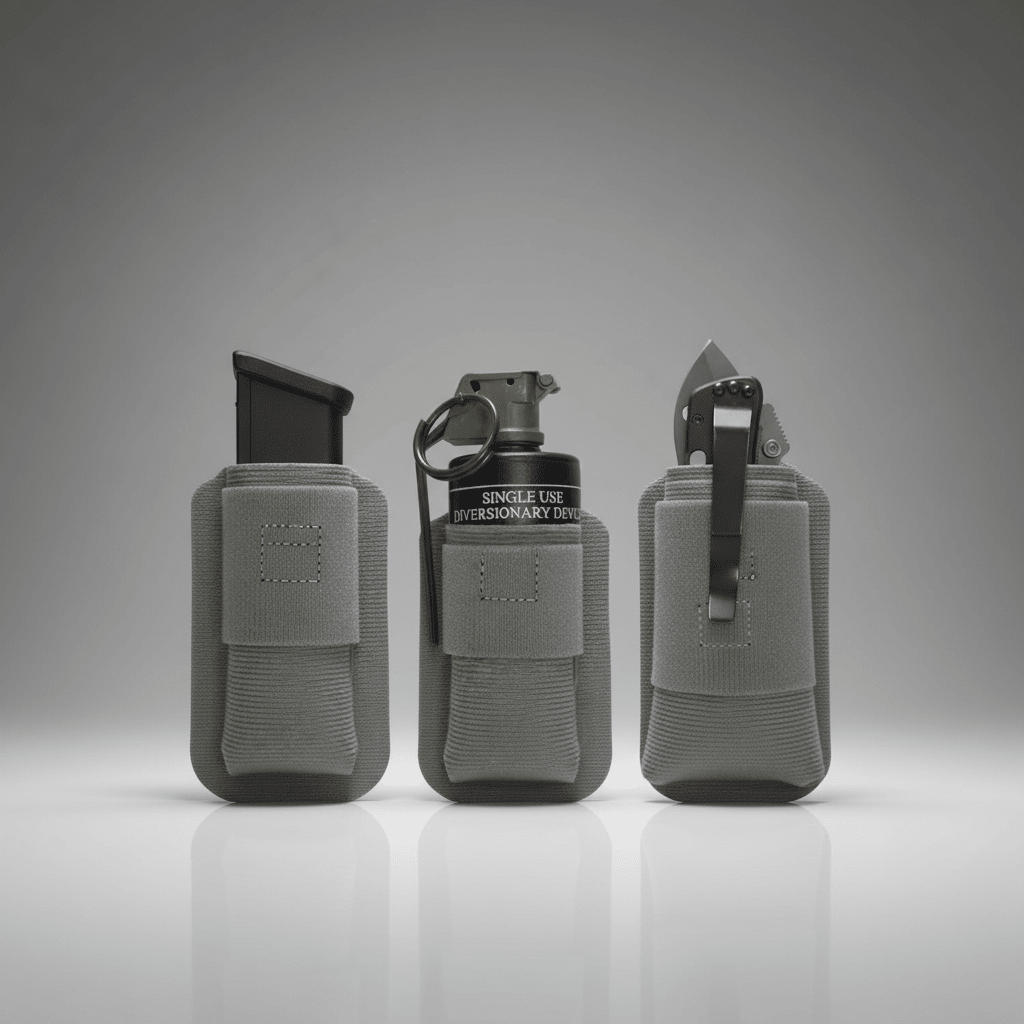 Vertx M.A.K. Tactigami Standard Pocket Mini-Maglite Pouch VTX5110GYNA - WCUniforms