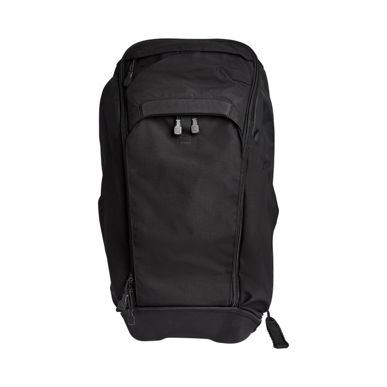 Vertx Pro Basecamp backpack in sleek black, designed for high-capacity gear storage and easy access.