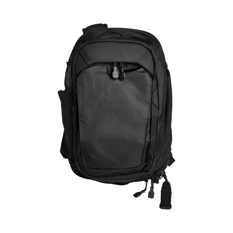 Vertx Pro Transit backpack with easy-access sling design in sleek black, ideal for EDC and versatile environments.