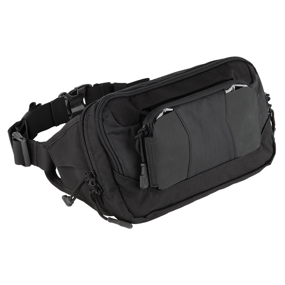 Vertx SOCP Tactical Fanny Pack in black, designed for concealed carry and low-profile functionality.