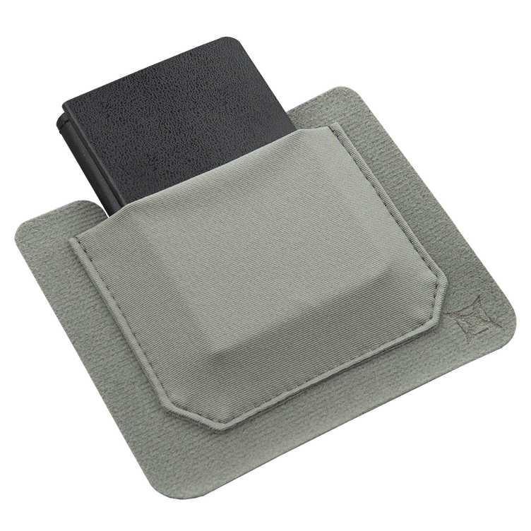 Vertx Stretch Pocket Tactigami with black storage insert, showcasing customizable, hook-and-loop compatible design.