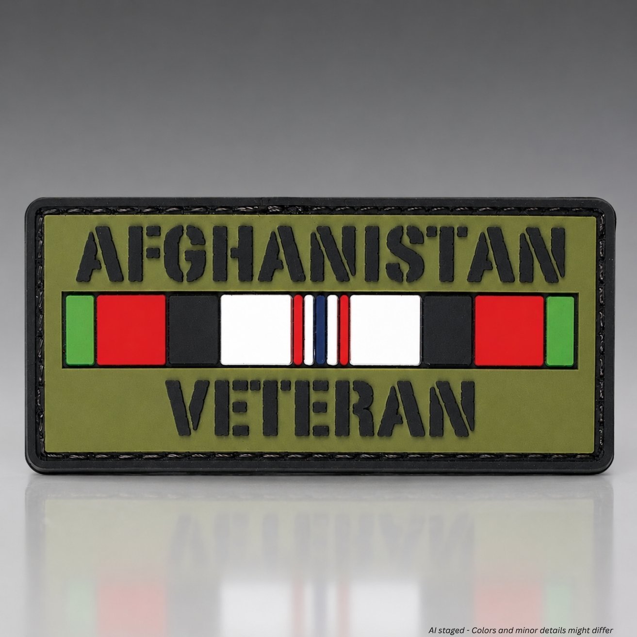 Voodoo Tactical Afghanistan Veteran morale patch 07-0812000000 front view