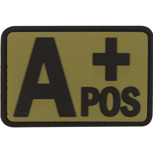 Voodoo Tactical Blood Type A+ Patch 07-0991004000 - WCUniforms