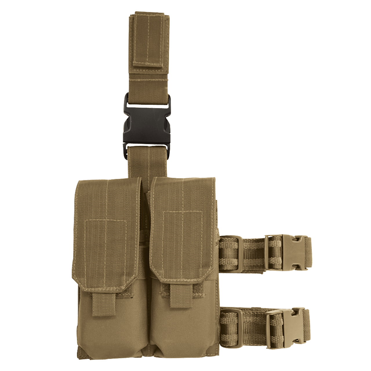 Voodoo Tactical Drop Leg Platform with M4/M16 Double Mag Pouches 20-9308 - WCUniforms