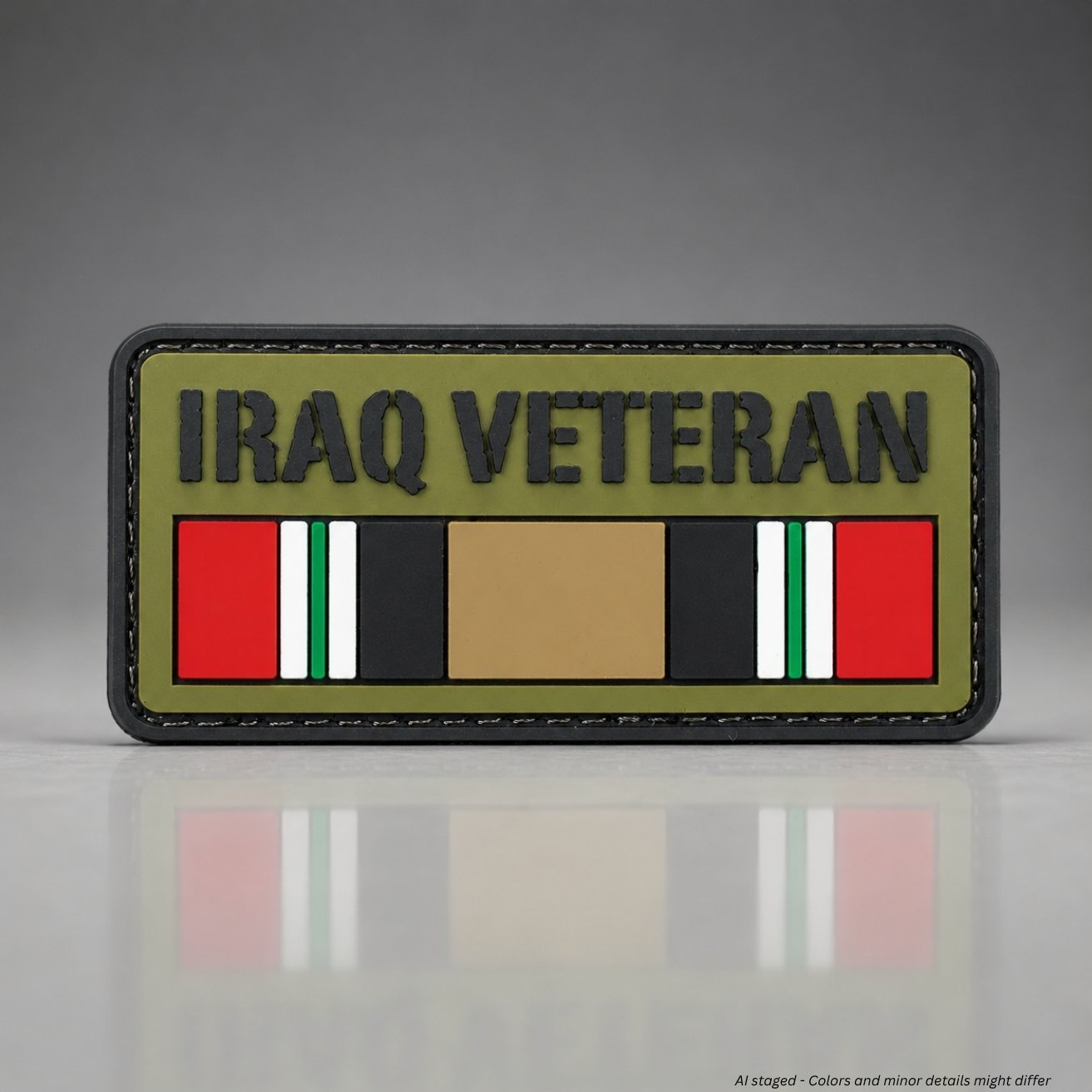 Voodoo Tactical Iraq Veteran Rubber Morale Patch 07-0811000000 - WCUniforms