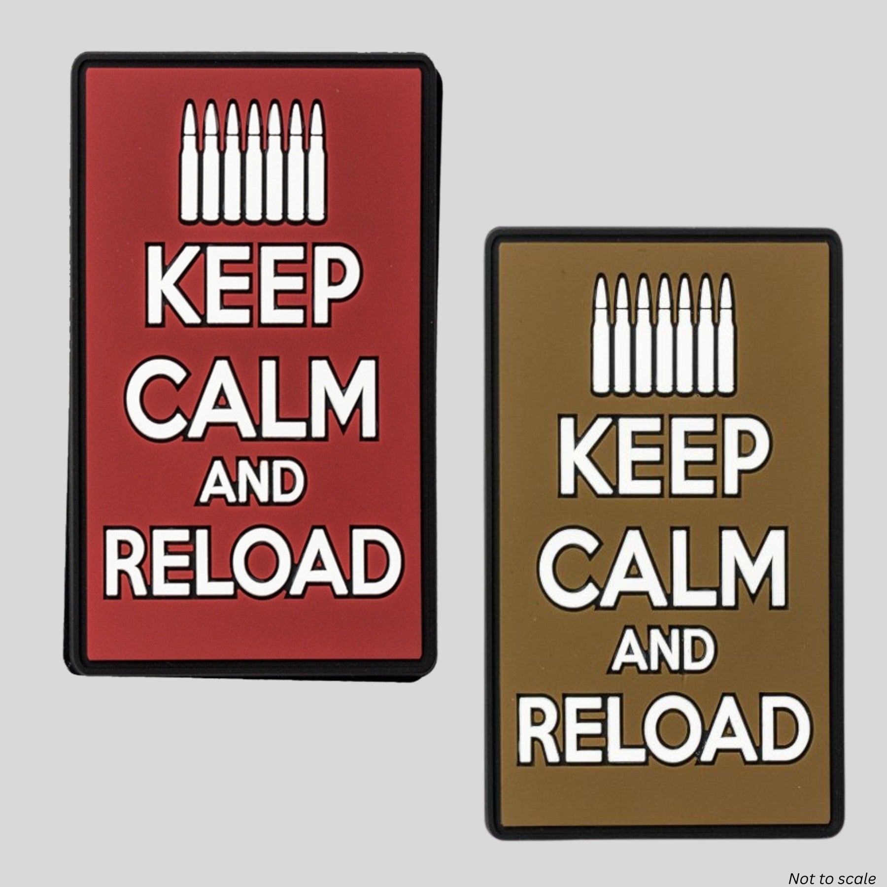 Voodoo Tactical Rubber Patch - Keep Calm And Reload 07-0979 - WCUniforms