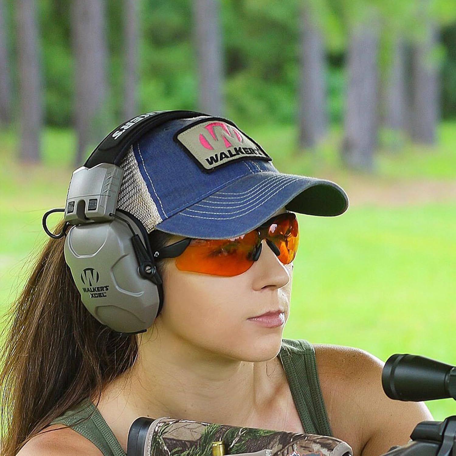Walker's Premium Elite Shooting Glasses - Amber Lens | GWP-XSGL-AMB - WCUniforms
