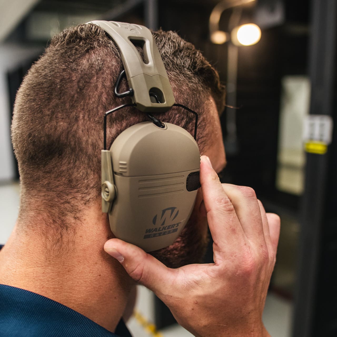 Walker's Razor Tacti-Grip FDE Earmuff GWP-RSEMRH-FDE - Ear Protection - WCUniforms