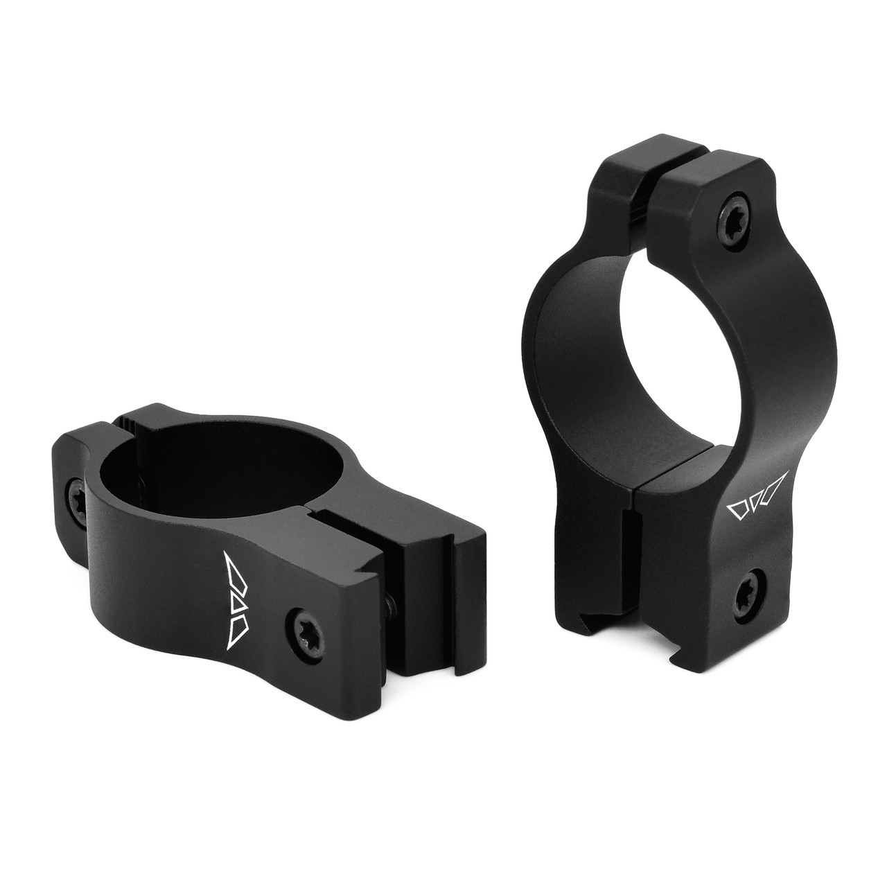 Warne Scope Mounts Vapor 1 High Rimfire Ring set, durable and affordable scope mount designed for 3/8" rimfire dovetails.
