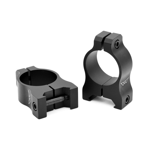 Warne Scope Mounts Vapor 1 inch medium matte rings showcasing durable, lightweight design for reliable mounting solutions.