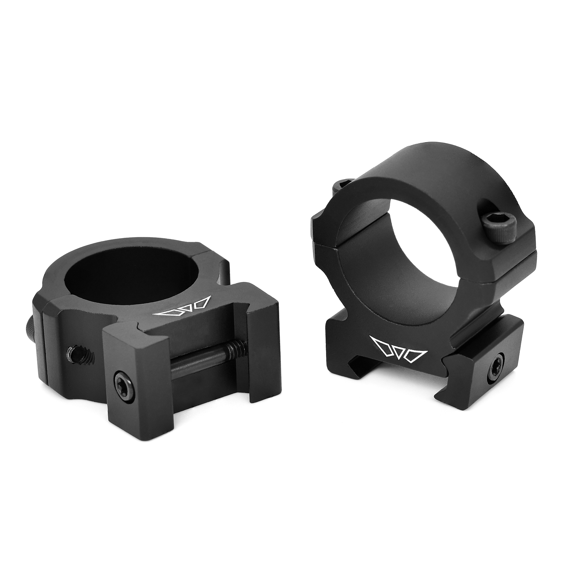 Warne Scope Mounts Vapor Horizontal Low Matte Rings, 1 inch, lightweight aluminum, durable, made in USA, easy installation.